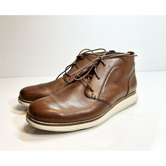 Cole Haan Grand OS Chukka Boot Woodbury/Ivory Style C28213, Size 8 1/2M main image 6